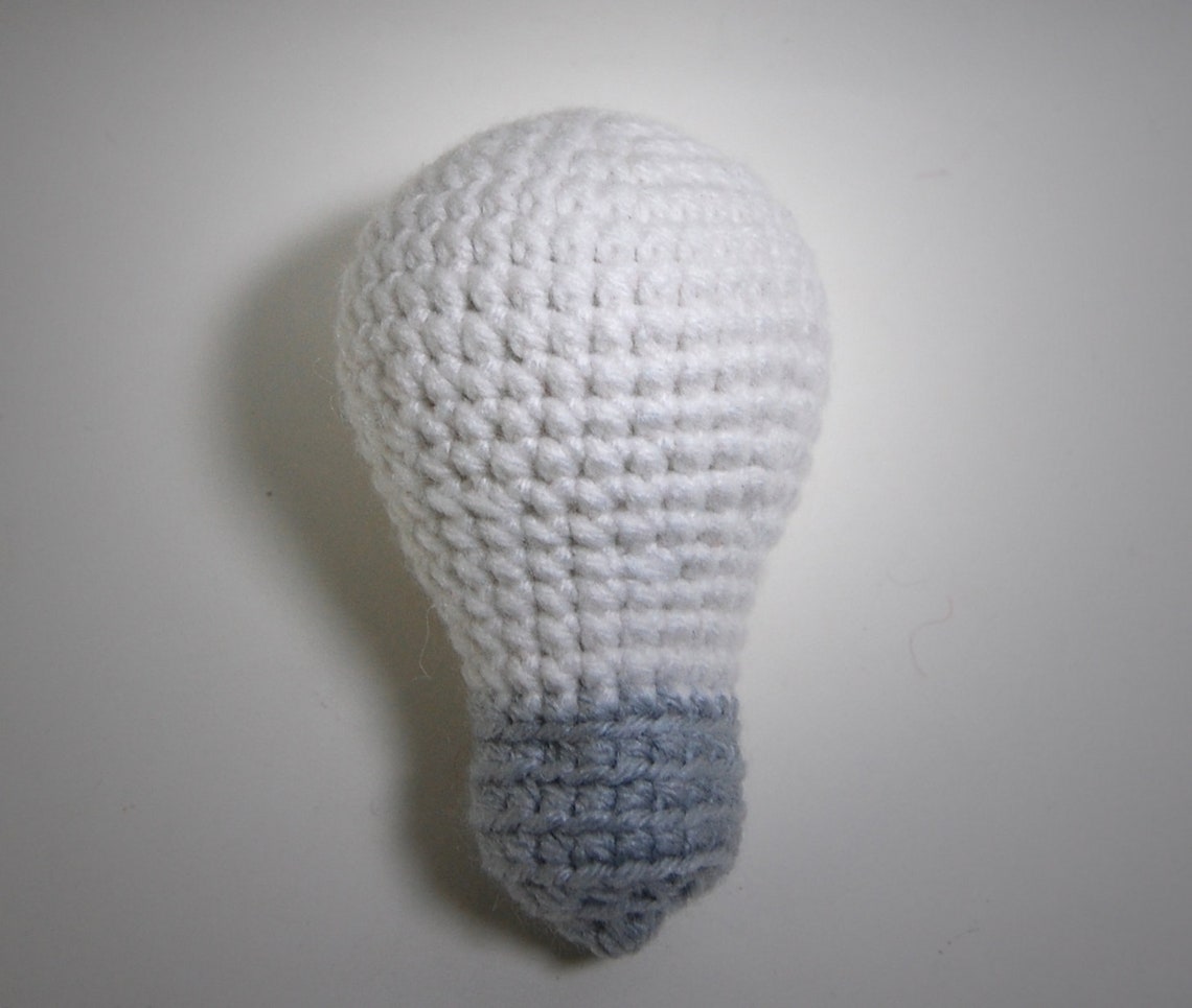 Amigurumi Light Bulb Crochet Light Bulb Plush Bulb Toy Etsy