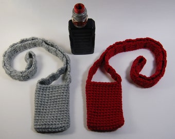 Vape box mod Cozy - Crochet vape lanyard - yarn mod holder