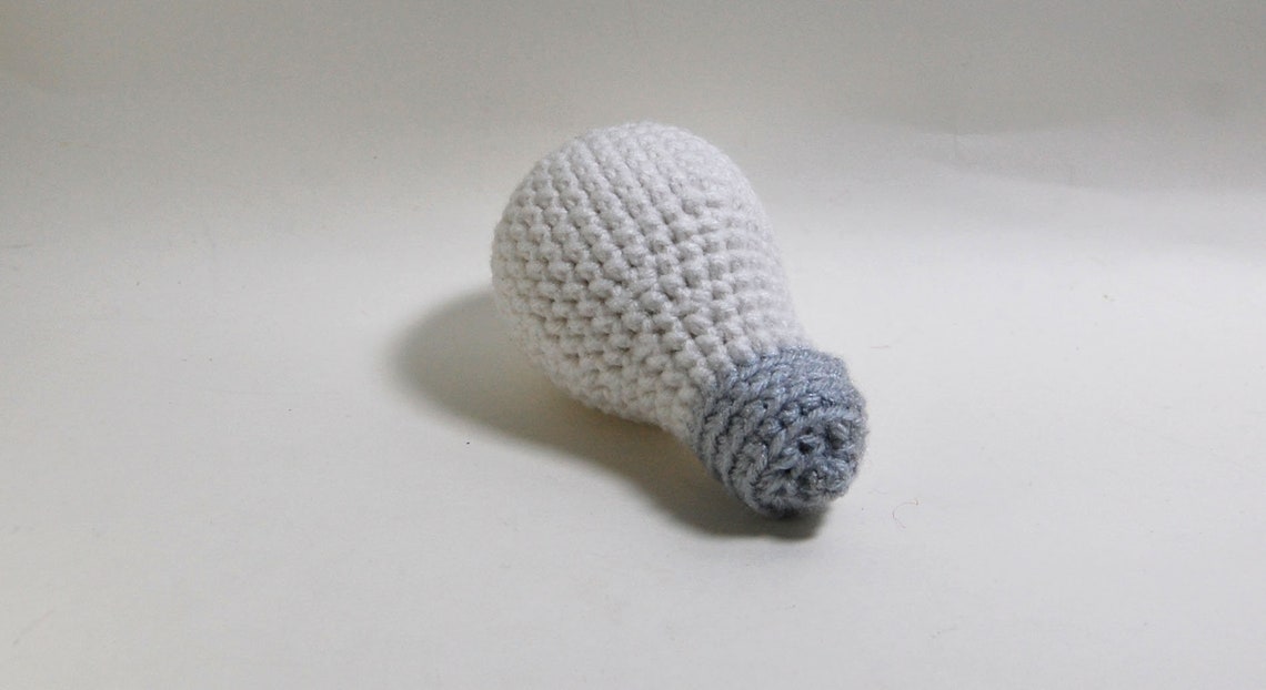 Amigurumi Light Bulb Crochet Light Bulb Plush Bulb Toy Etsy