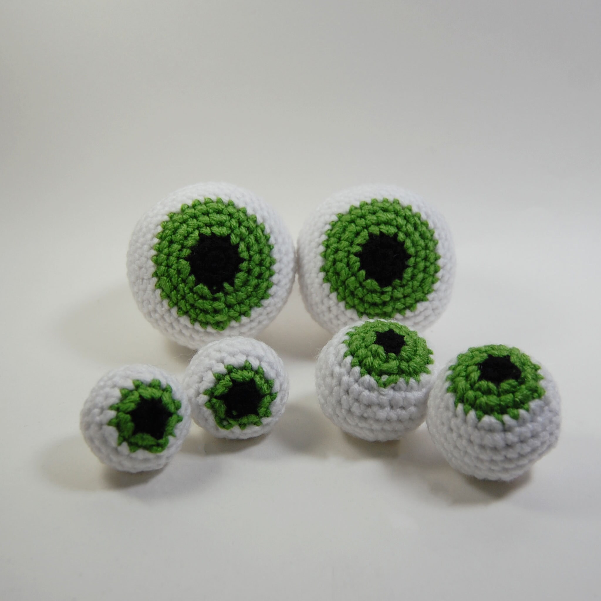 Eyeballs Crochet Pattern in 3 Sizes Amigurumi Eyes 3 Sizes - Etsy