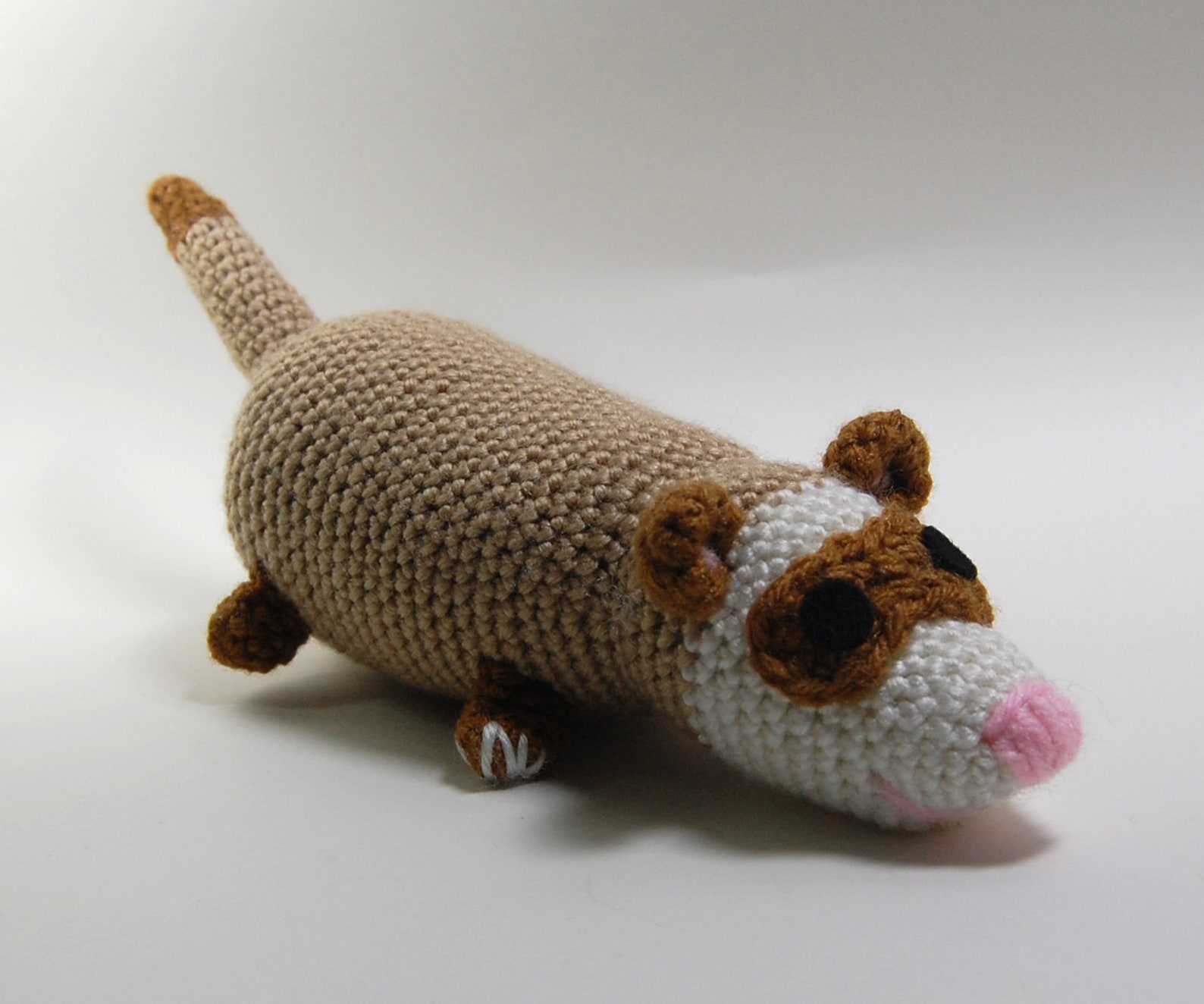 Ferret Crochet Pattern Amigurumi Cute Ferret Pattern Etsy