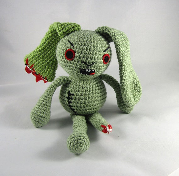 zombie bunny plush