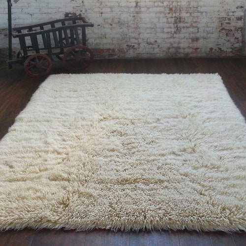 Super Thick 4x6 Low Profile Flokati Rug All the Thickness Etsy