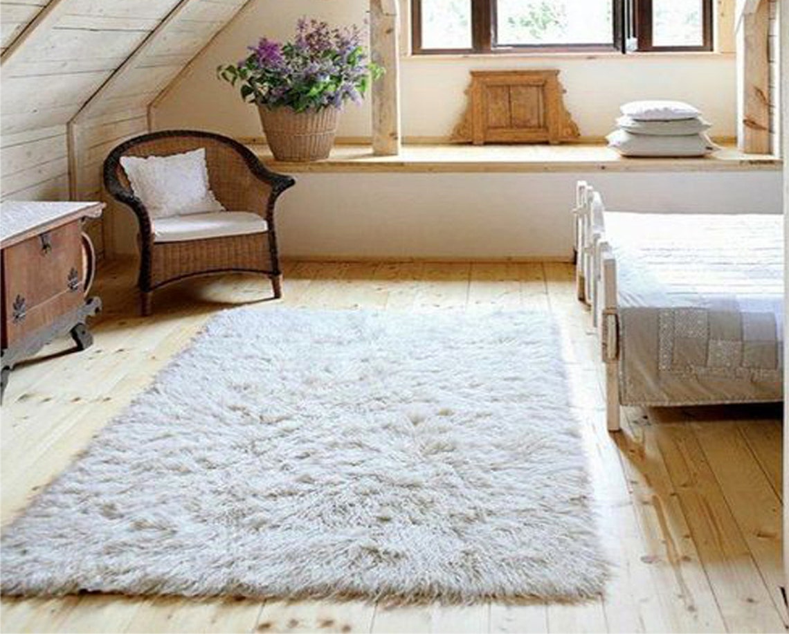 CLASSIC 6' X 9' Natural Greek Flokati Shag Rug. Etsy