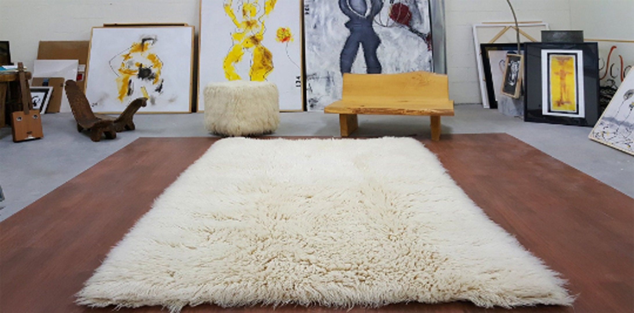 The Thickest Flokati Rug Made Ultraplush 4.5 Wool Etsy