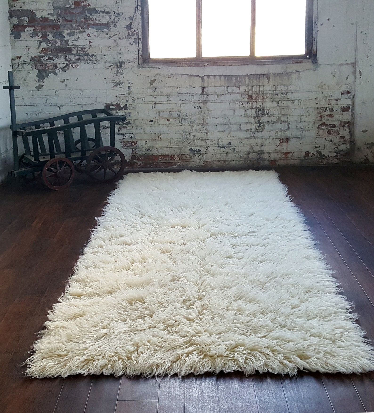 CLASSIC 6' X 9' Natural Greek Flokati Shag Rug. Etsy