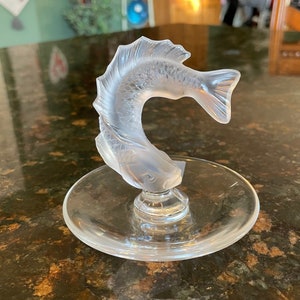 美品】LALIQUE クリスタル 魚の彫刻 Fish Sculpture – Lalique North