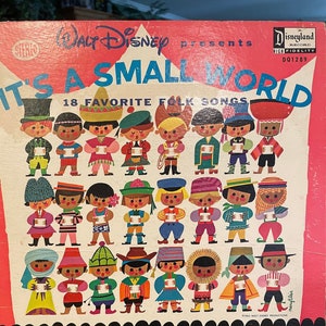 EARLY 1965 Walt Disney Presents It&#39;s A Small World Record DQ 1289