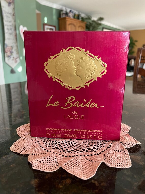 Vintage Lalique Le Baiser 3.3 Oz, Eau De Perfume ~ 100 Ml ~ Spay