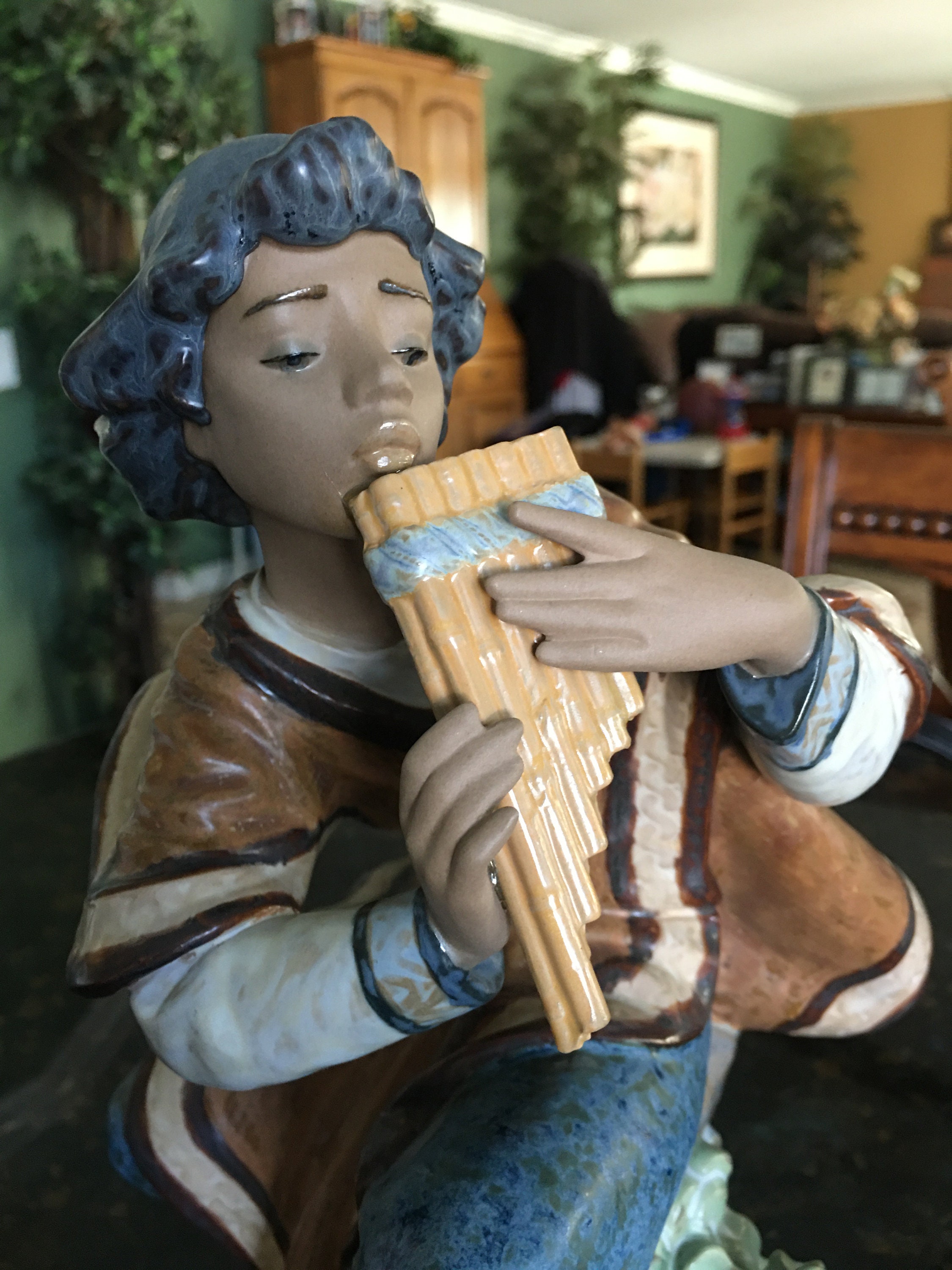 Huge 12 Inch Rare Lladro GRES Figurine 2174 andean Etsy