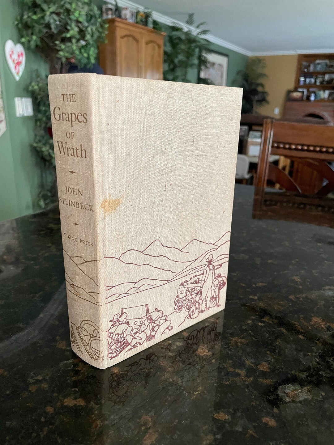 John Steinbeck THE GRAPES of WRATH Published by Viking Press Etsy