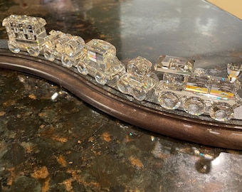 Swarovski Crystal Train Set W/ Boxes and COA - Etsy