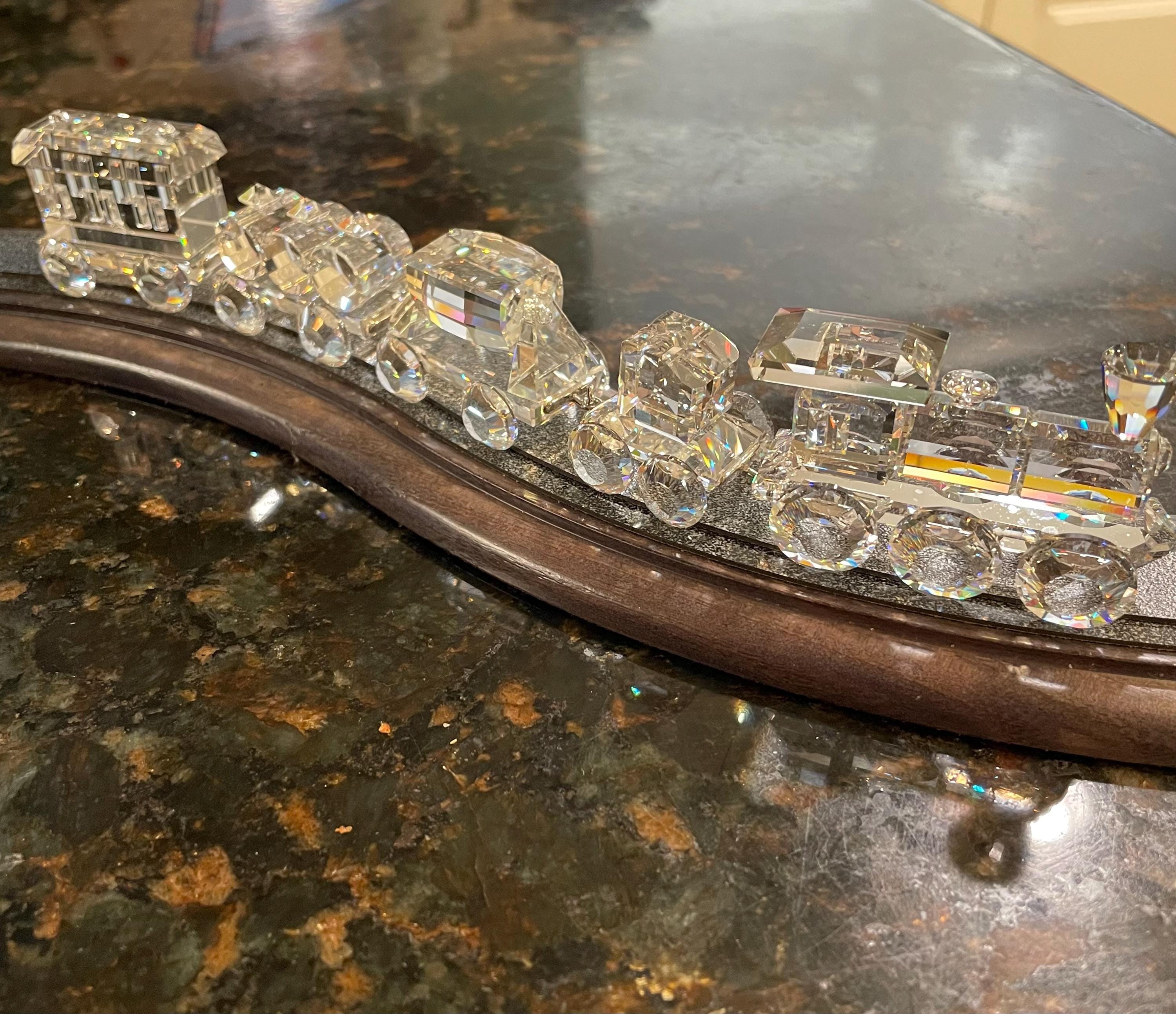 Swarovski Crystal Train - Etsy