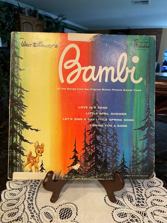 Vintage Walt Disney's Bambi Record DQ-1203 - Etsy