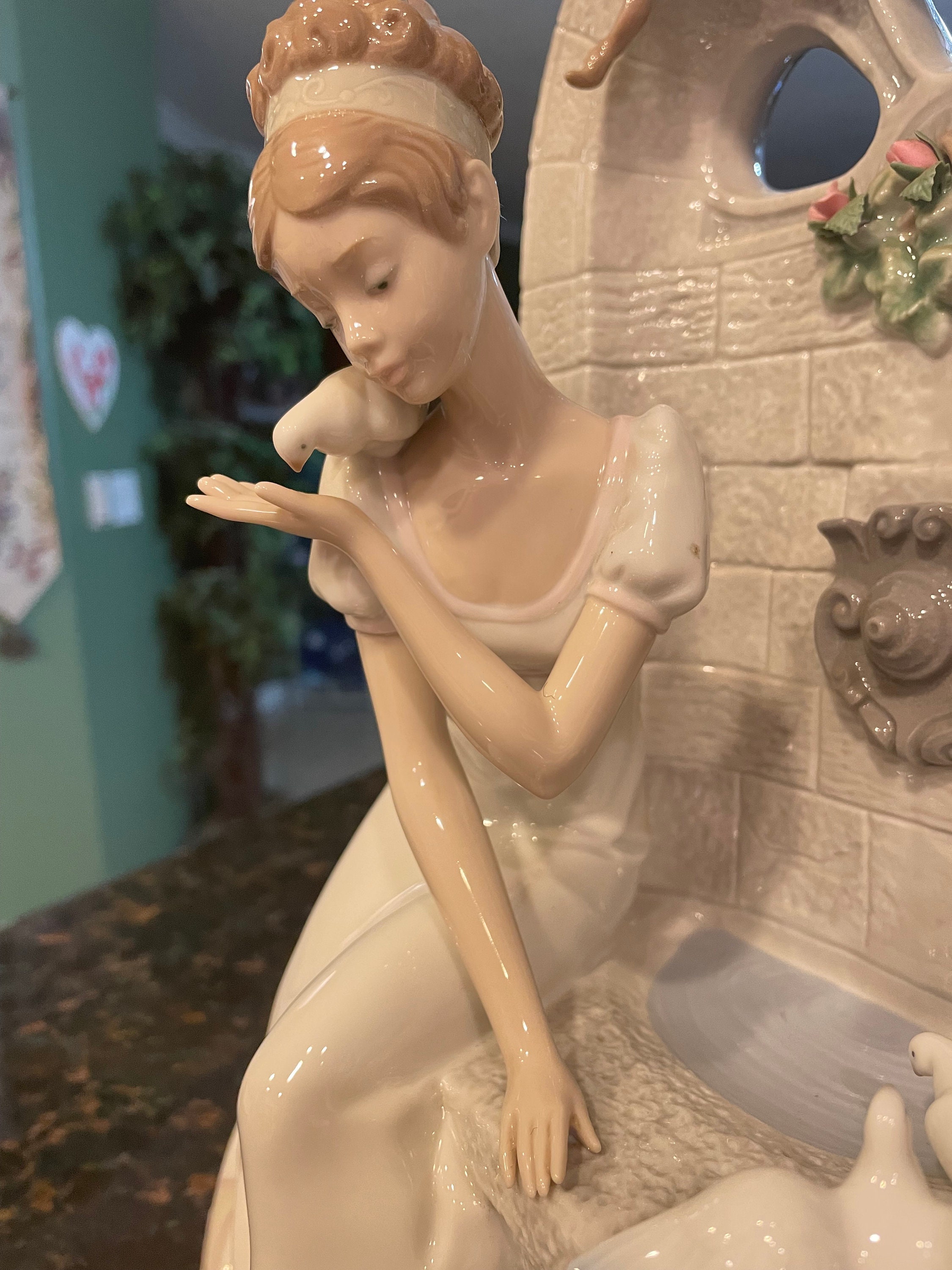 HUGE Lladro Spring of Love ~ 17.5 Tall ~ SIGNED Item 1876 ~ Signed
