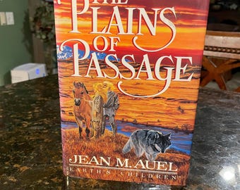The Plains of Passage (Earth's Children Book) ~ FIRST EDITION, First Printing, 1990~ Auel, Jean M.~ with Dust Jacket ~ Excellent Condition