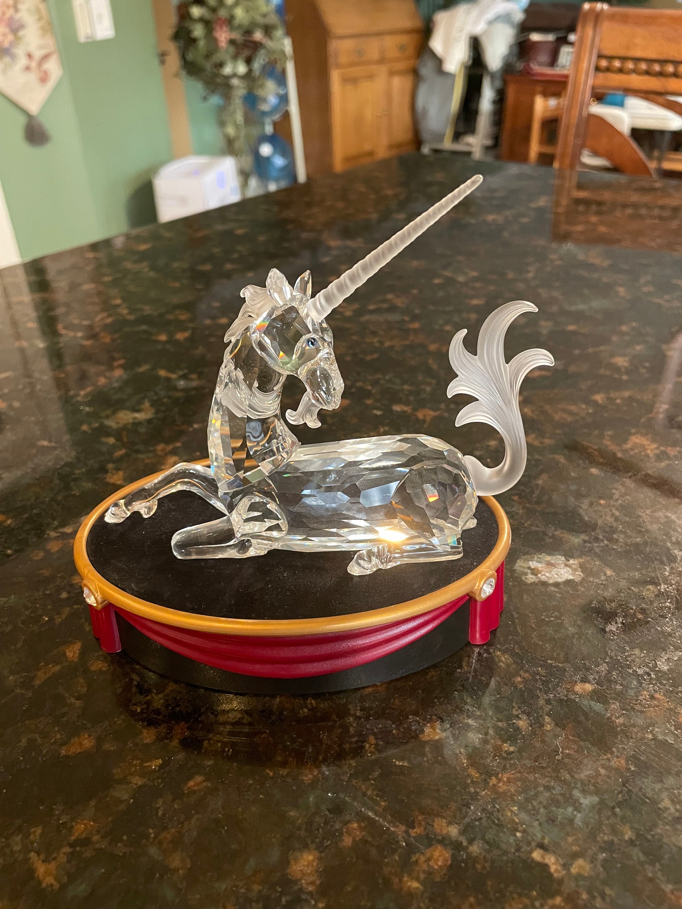 Swarovski Crystal The Unicorn SCS 1996 Annual Edition