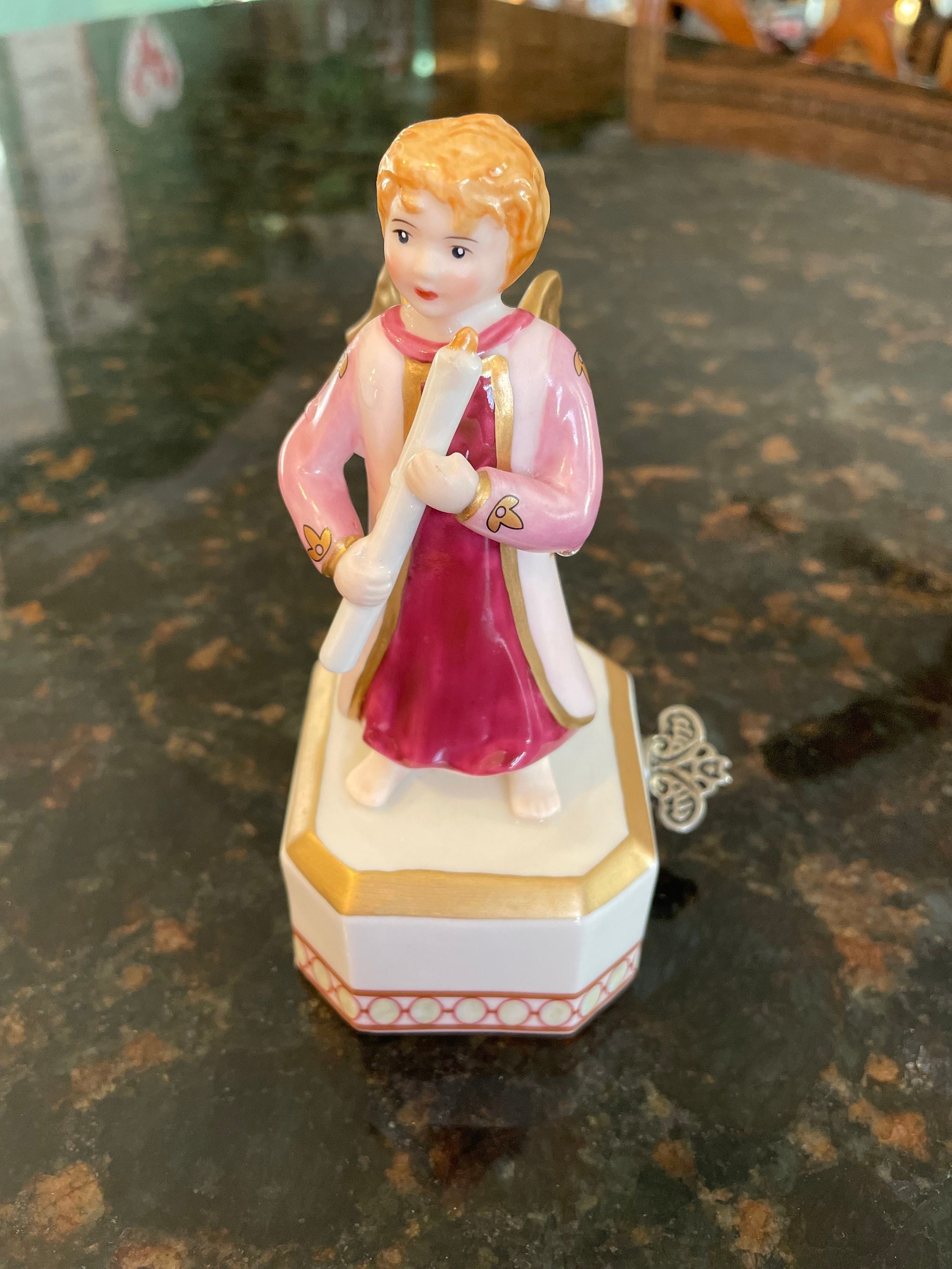 Villeroy and Boch Musical Angel With Candle 1748 Angeli Di Etsy