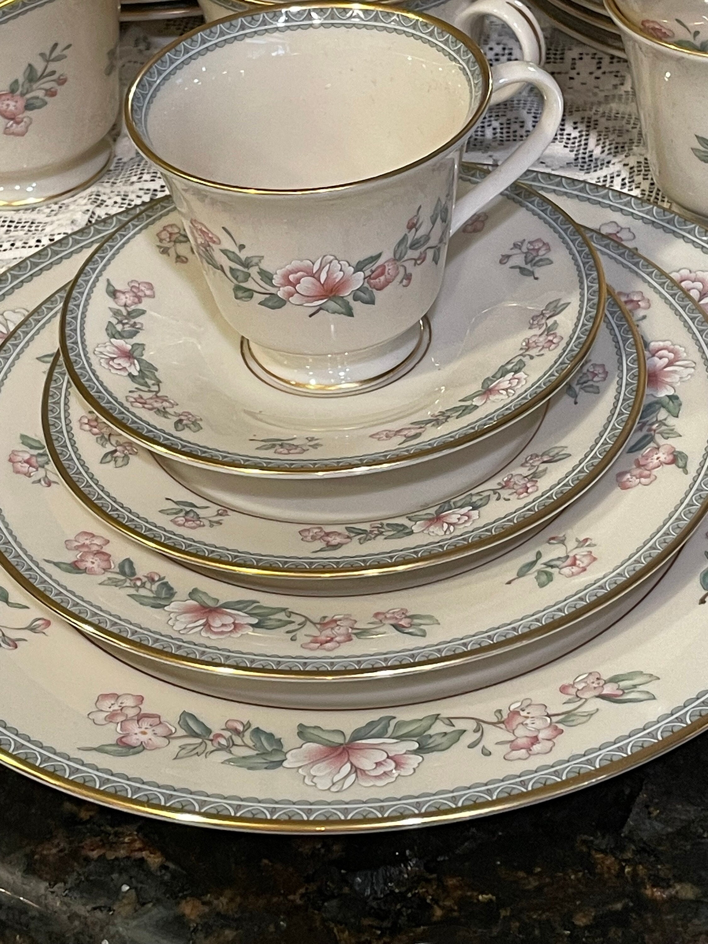 Beautiful Full Set of Lenox SERENADE China ~ 64 Pieces