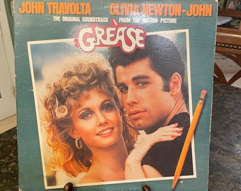 Olivia Newton John - John Travolta - Grease - Motion Picture Soundtrack - Double Record Set - Circa 1978