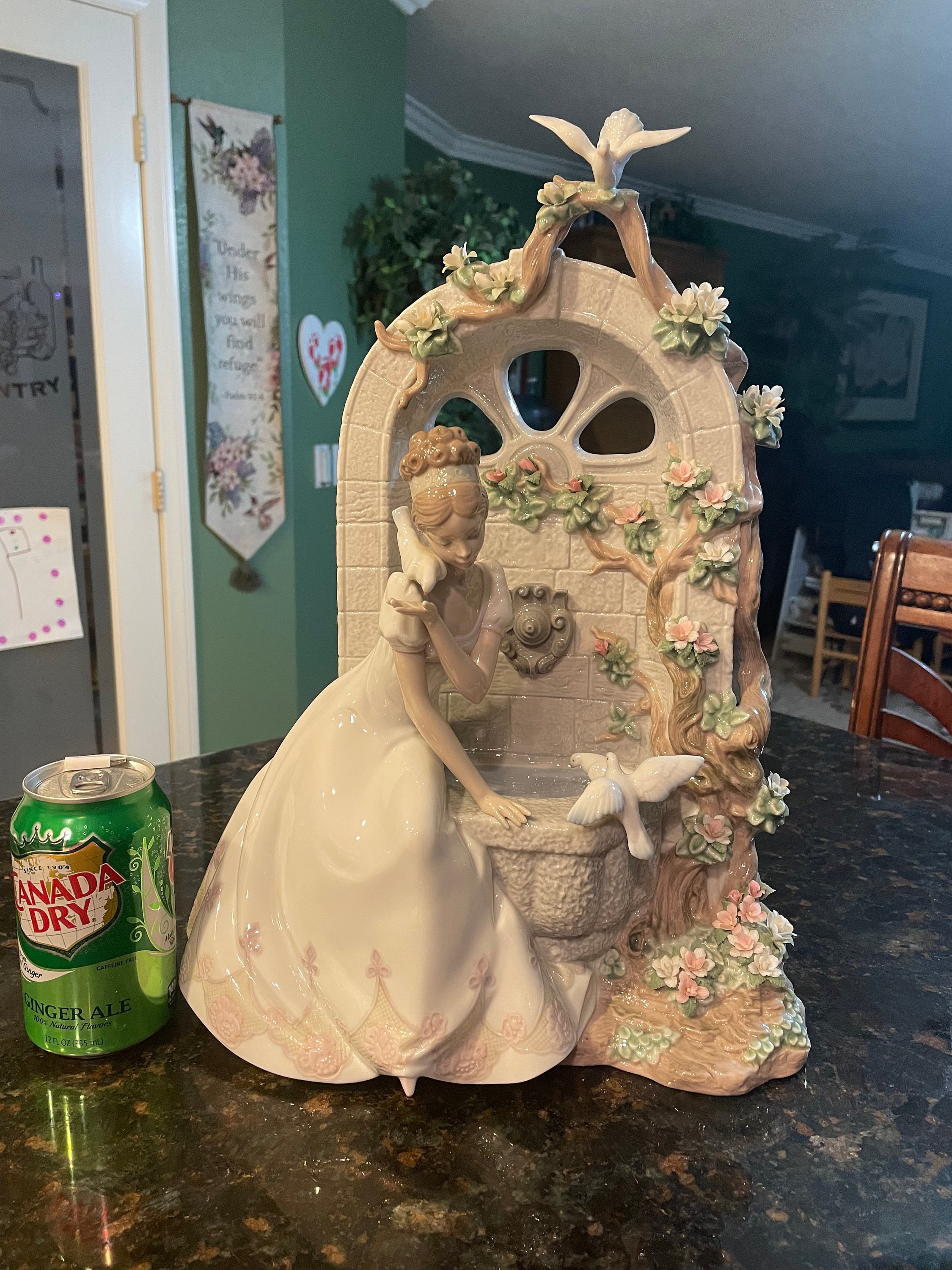 HUGE Lladro Spring of Love ~ 17.5 Tall ~ SIGNED Item 1876 ~ Signed