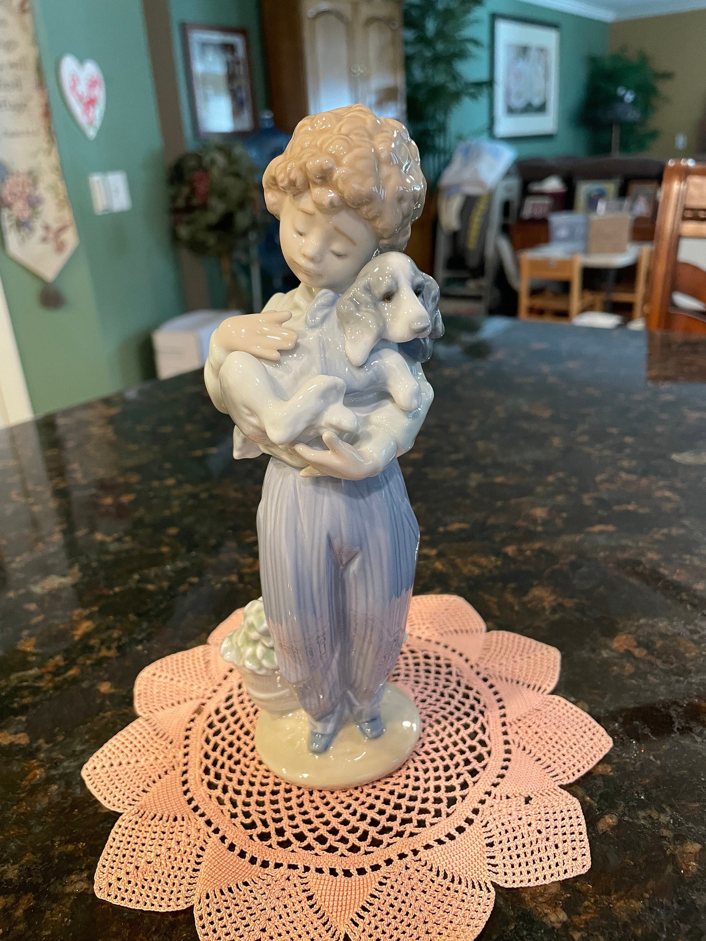 Boy With Dogs Lladro - Etsy
