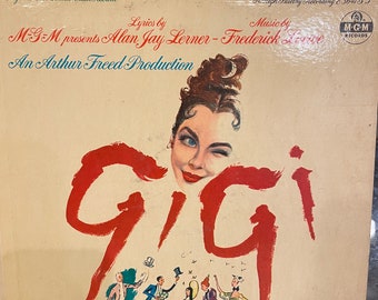 Gigi (1958) Vinyl LP - Soundtrack, Lerner, Loewe, Eva Gabor, Andre 