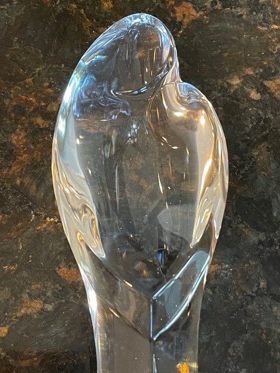 Madonna and Child, Val Saint Lambert, Rene Delvenne , Glass