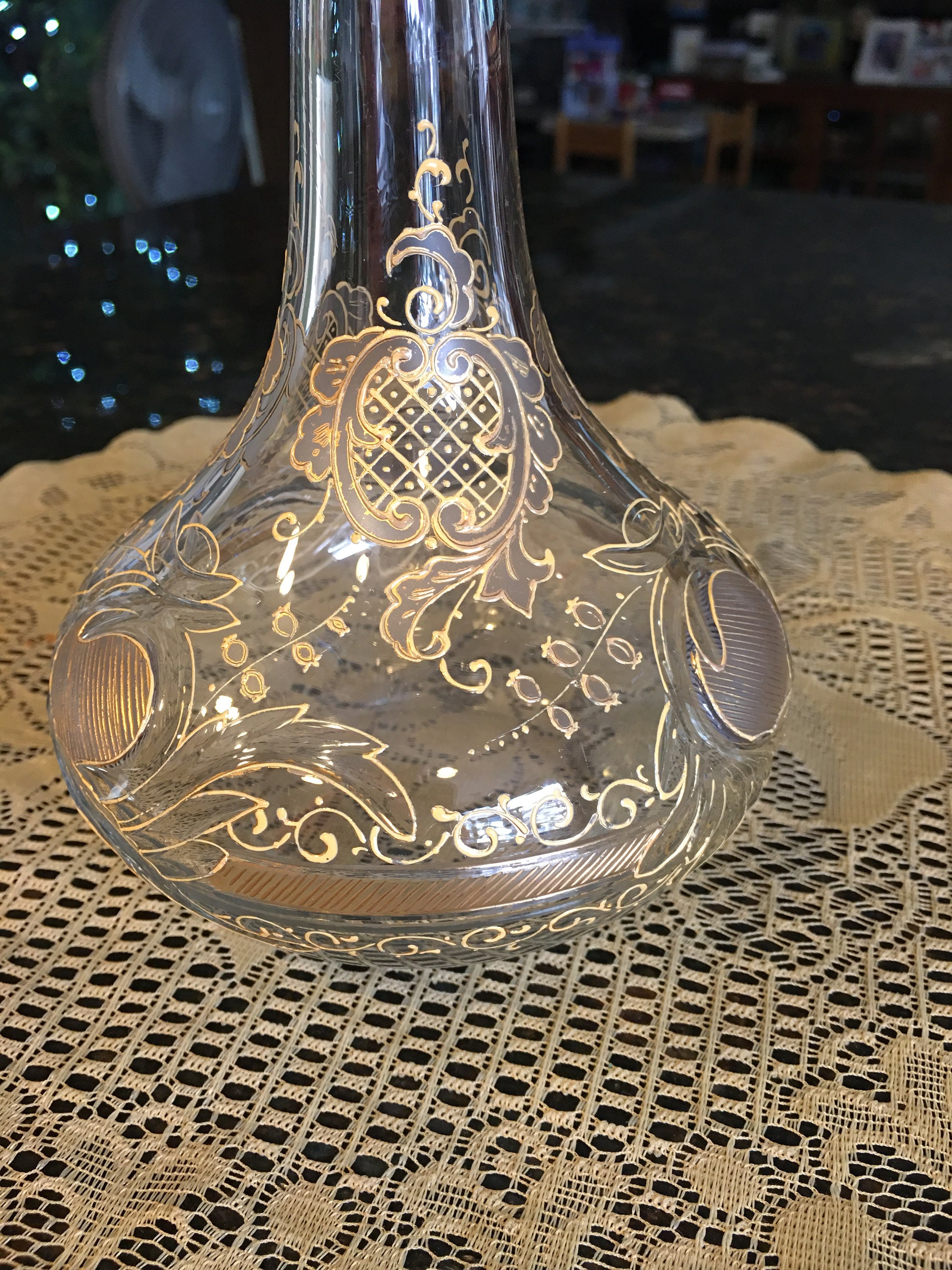 Moser Gold Vase - Etsy