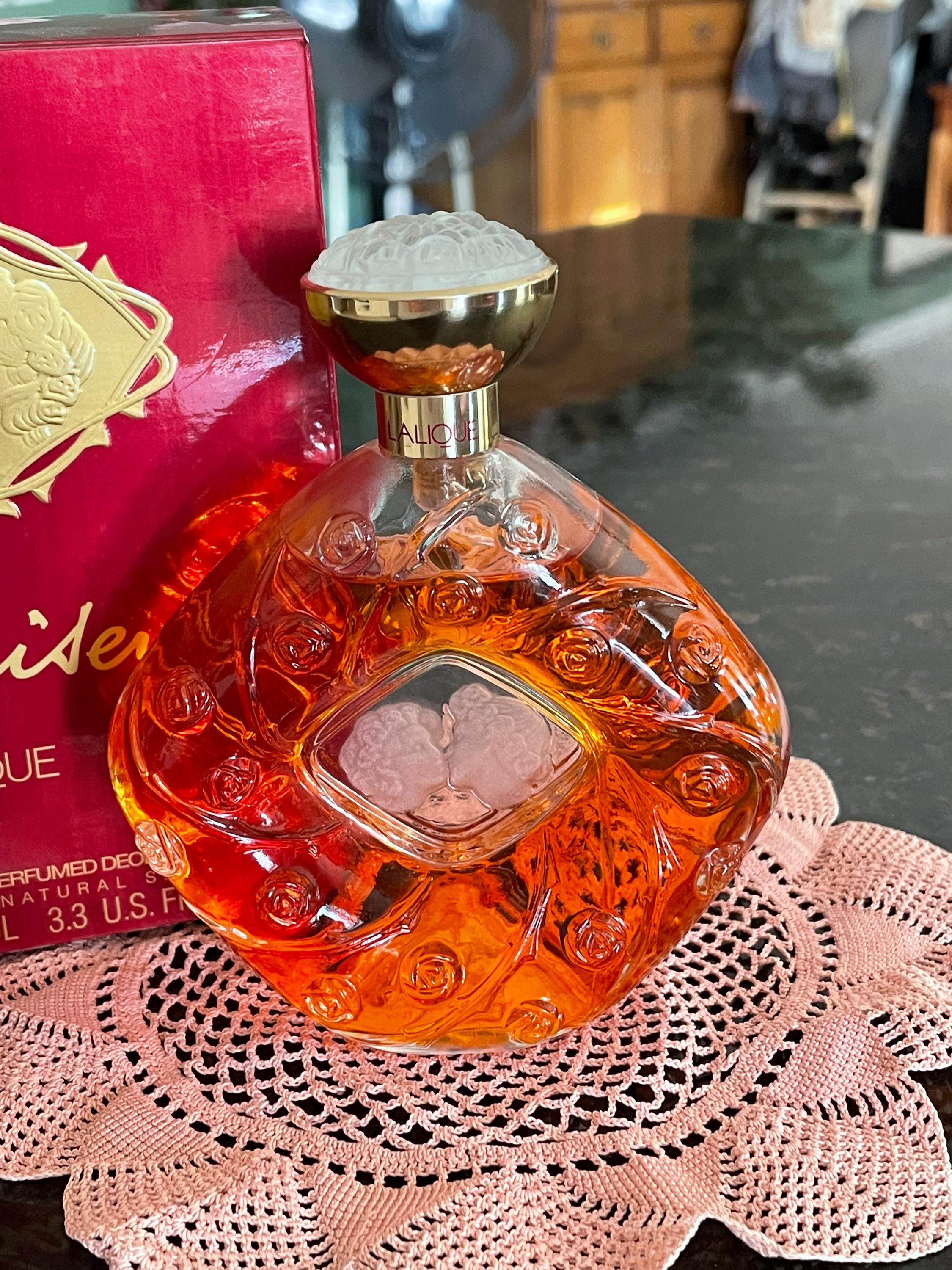 Vintage Lalique Le Baiser 3.3 Oz, Eau De Perfume ~ 100 Ml ~ Spay