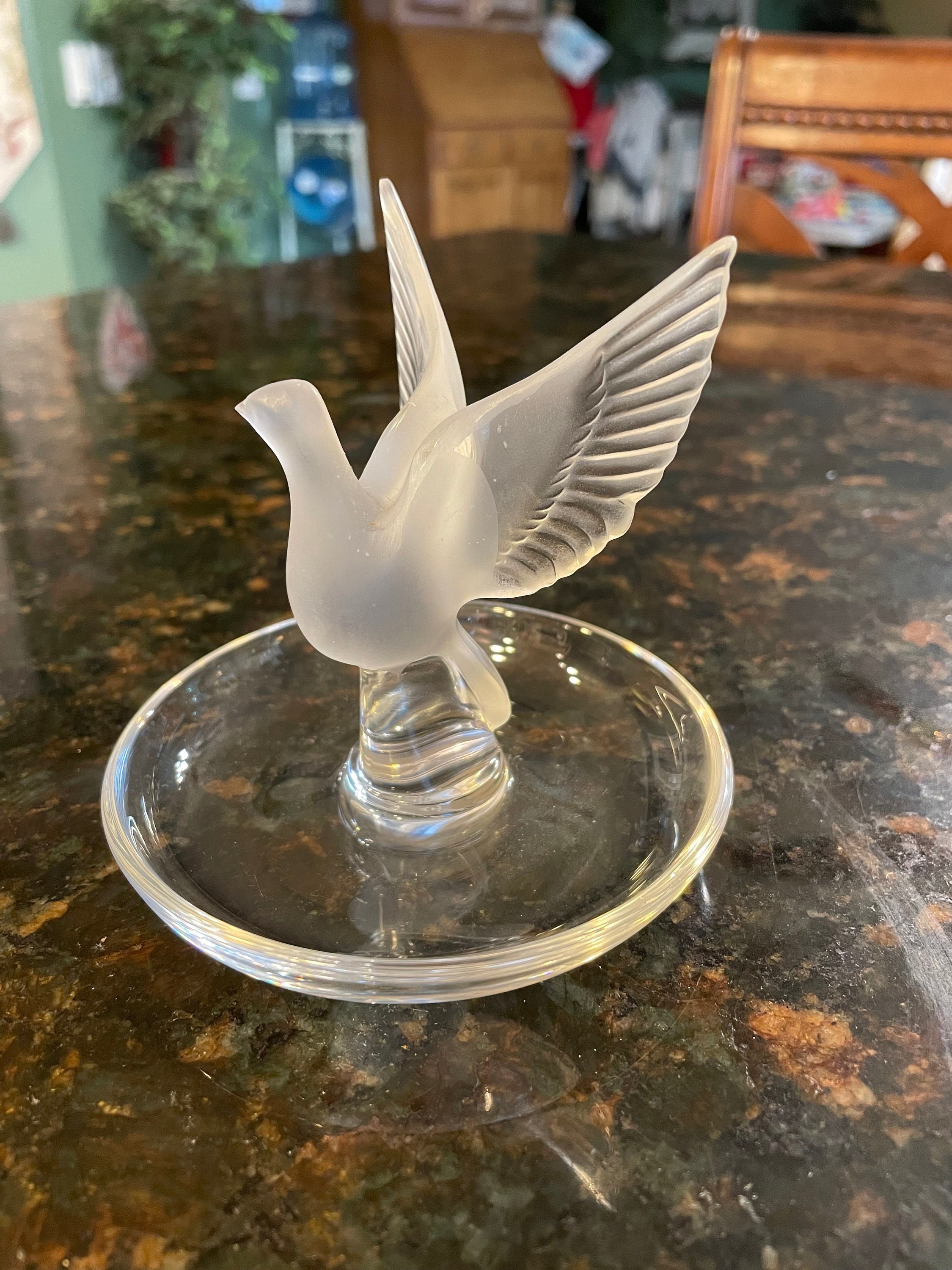 A Lalique Crystal Dove Bottle And Vintage Chanel No.5 Perfume #139514