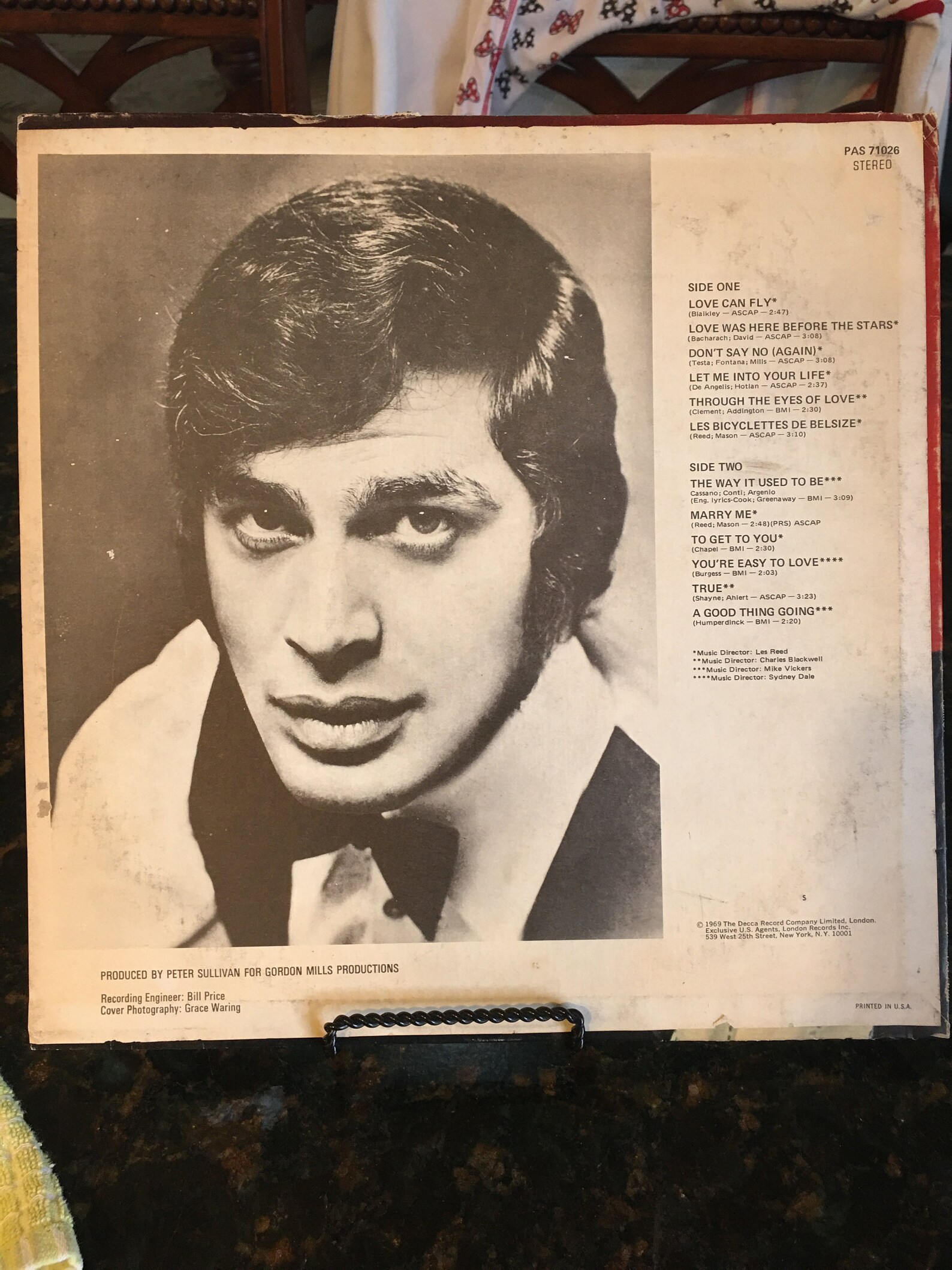 Engelbert Humperdinck Engelbert 1969 Vintage Vinyl Record - Etsy