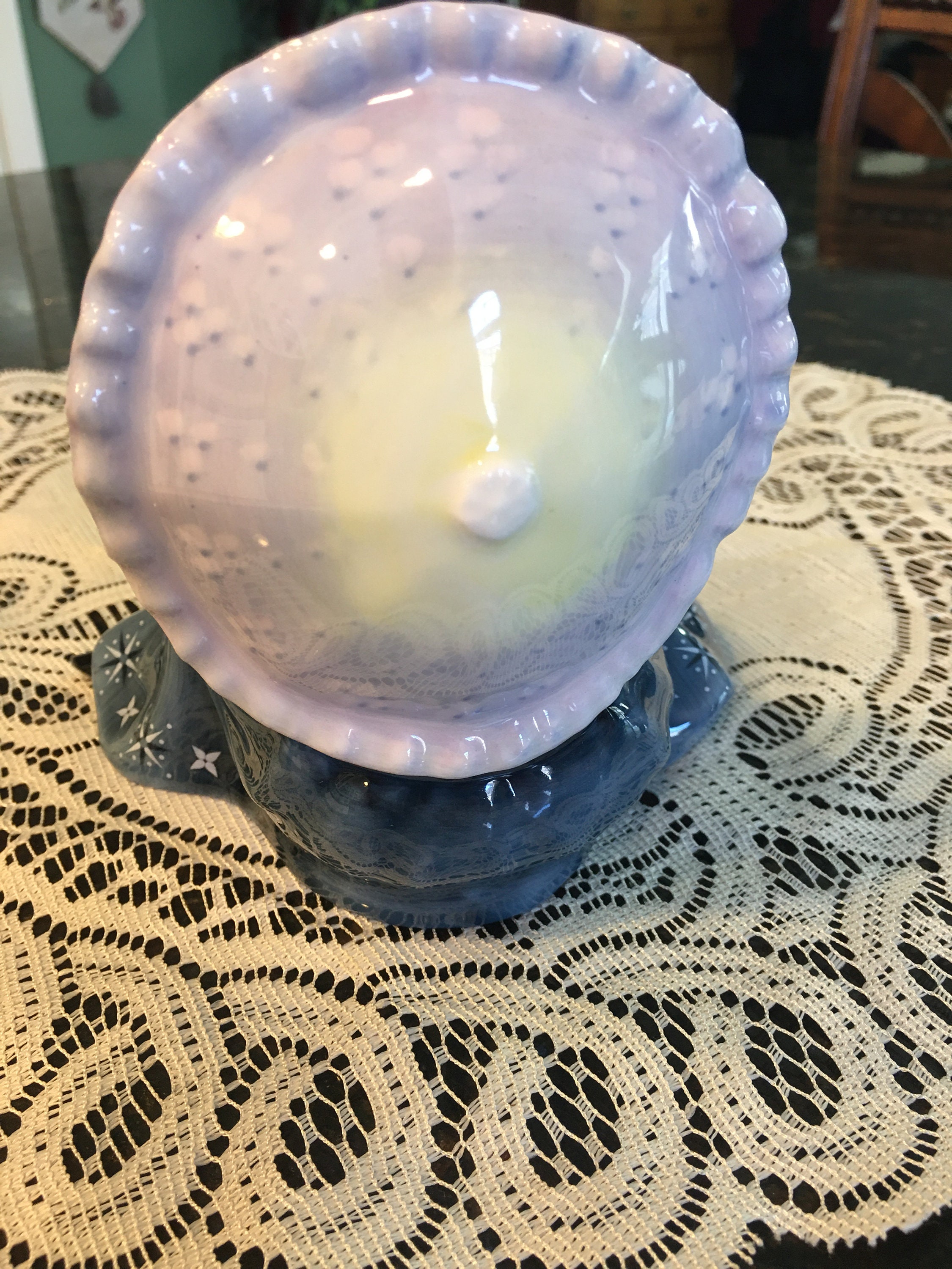 ヴィンテージ品✨️ アメリカ製 VANITY フェニックス ブローチ Royal Doulton Strolling Reflections HN3073 Antique Decor