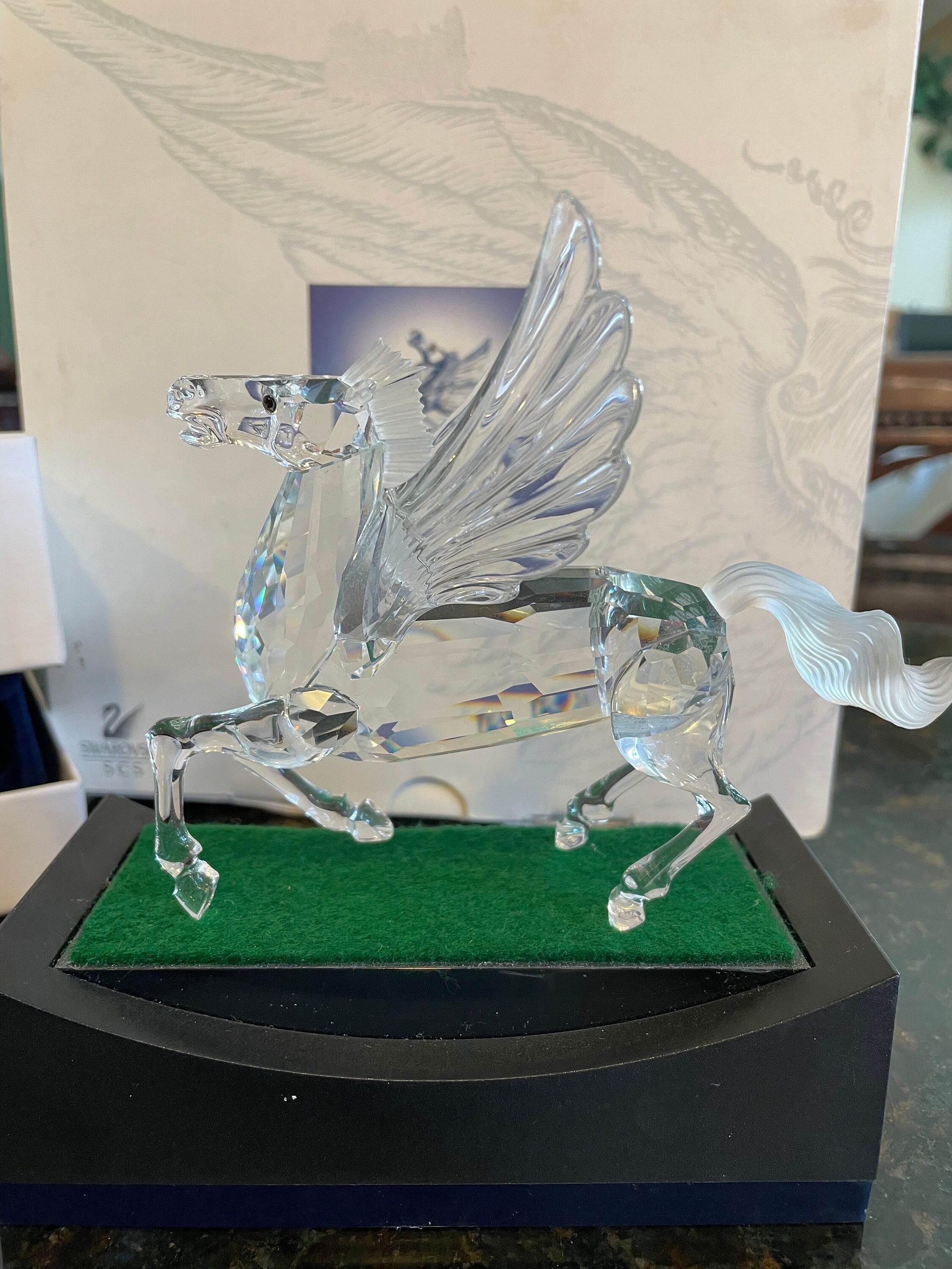 SWAROVSKI SCS Annual Edition 1998 PEGASUS 216327 + Stand SWAROVSKI SCS Annual Edition 1998 PEGASUS 216327 + Stand