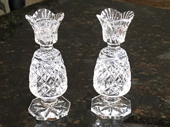 Waterford Crystal Hospitality Candlestick 6 Pair Candle Etsy