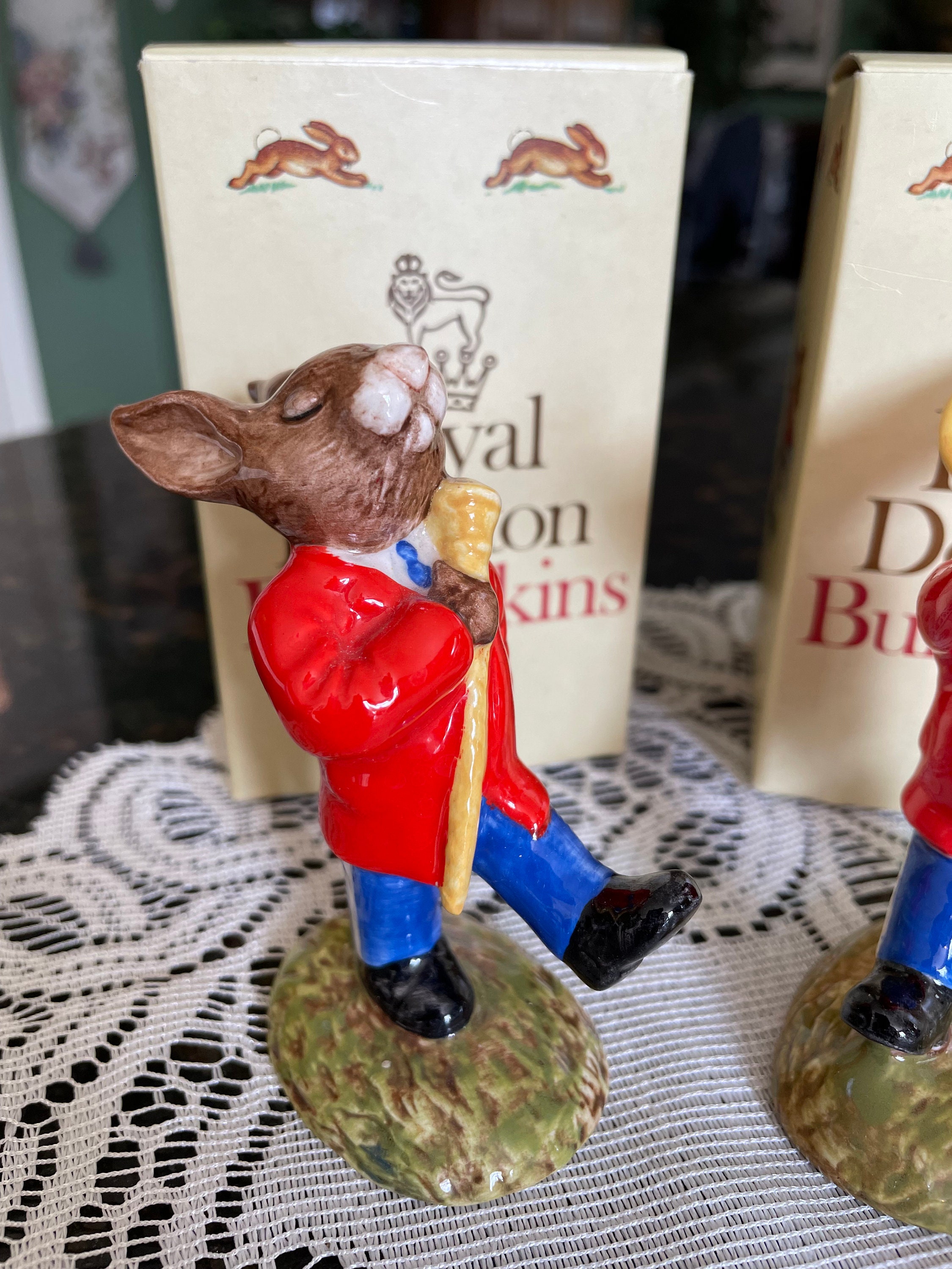 Three NIB Oompah Band Bunnykins Figurines - Royal Doulton DB23