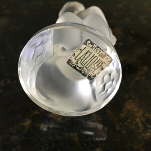 Rene LALIQUE France NUDE WOMEN With Goose Swan, in Perfect Condition