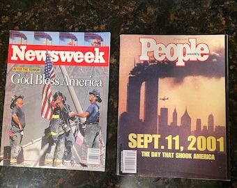 Time & Newsweek Magazine 9/11 Original Issue(s) - Etsy