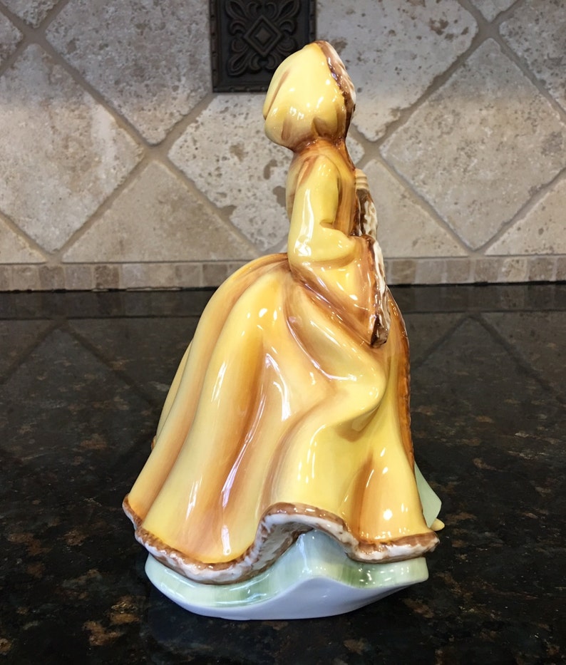 RARE Royal Doulton Figurine RACHEL Gold & Green HN 2919 Issued 1980s Etsy