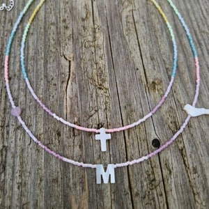 Konfirmation Taufgeschenk Kette Kreuz Heiliger Geist Taube