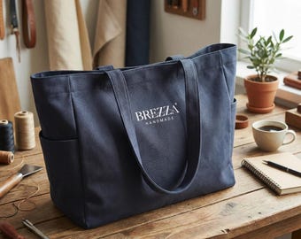 Bolsa de lona cor carvão, bolsa grande de gabardine, bolsa de fim de semana extragrande, bolsa minimalista, bolsa grande