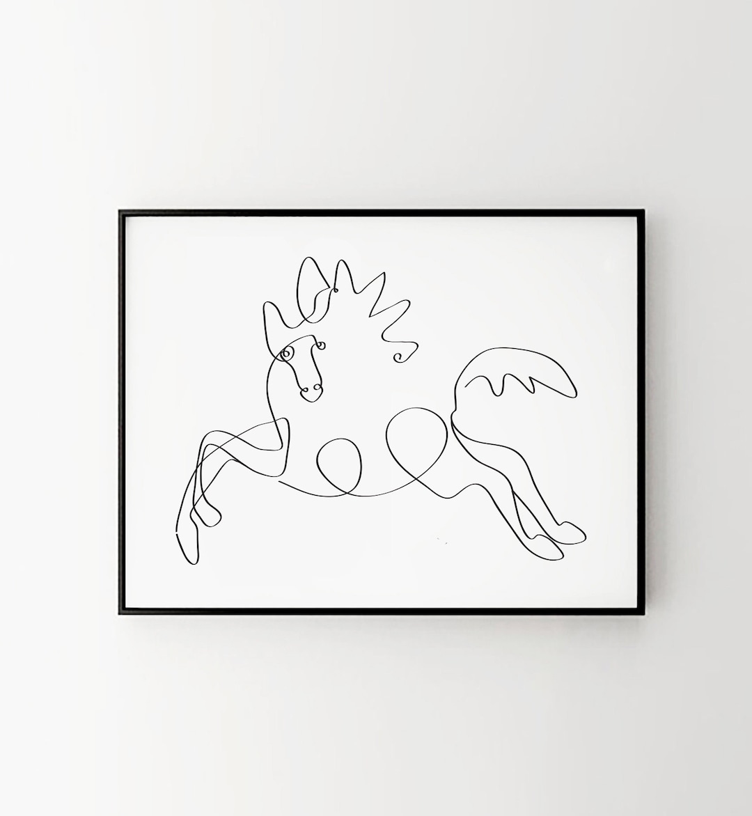 Picasso Line Drawing, Picasso Printable, Picasso Poster, Picasso Sketch ...