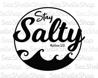 Mantente salado Mateo 5:13 SVG PNG