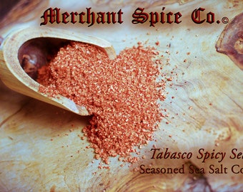 Tabasco Spicy Salt (Assorted Varieties) from the Seasoned Sea Salts Collection by Merchant Spice Co.