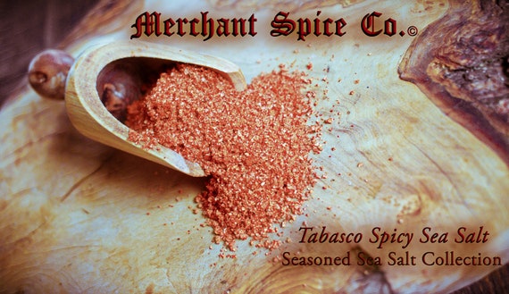 Tabasco Spicy Salt (Assorted Varieties) from the Seasoned Sea Salts Collection by Merchant Spice Co.