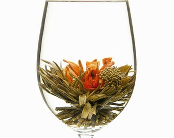 Ginseng Lily Artisanal Tea from the Flowering Tea Collection by Merchant Spice Co.