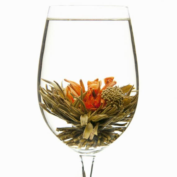 Ginseng Lily Artisanal Tea from the Flowering Tea Collection by Merchant Spice Co.