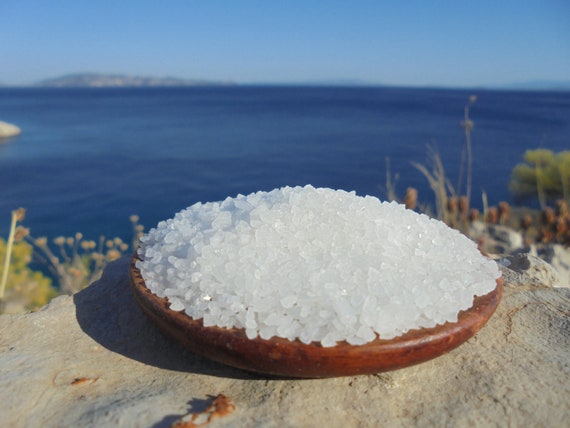 Greek Sea Salt from the Salterns of Messolonghi from the Salts of the Earth Collection by Merchant Spice Co.