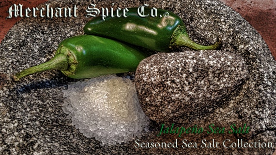 Jalapeño Sea Salt from the Seasoned Sea Salts Collection by Merchant Spice Co.