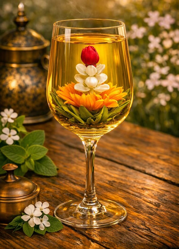 Orient Beauty Flowering Tea from the SpecialTeas Collection by Merchant Spice Co.
